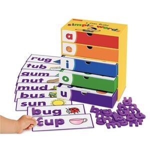 Lakeshore Learning Language I can Build Simple Words Resource a e i o u Vowels